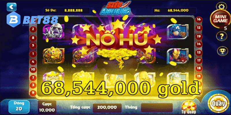 Nổ hũ BET88 là sảnh game giải trí có nhiều ưu điểm